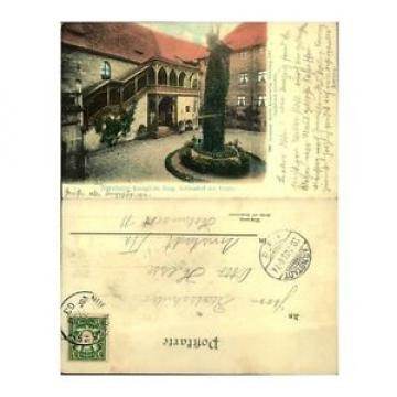 ak18204 1903 - Nürnberg - Königliche Burg Schlosshof mit Linde