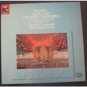 Handel Fireworks Music Concerto F  Hans Martin Linde HMV EMI 270128-1 HMV EMI lp