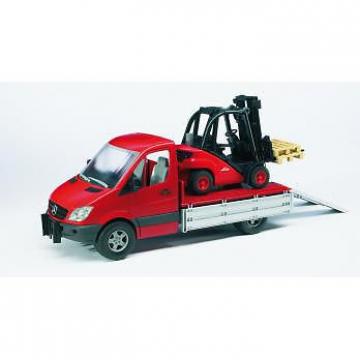 Linde Gabelstapler H30D mit 2 Paletten Spielzeug Fahrzeug Baustelle Kinder