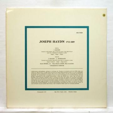 FJ MAIER, LINDE - HAYDN flute &amp; horn concertos HARMONIA MUNDI LP EX++
