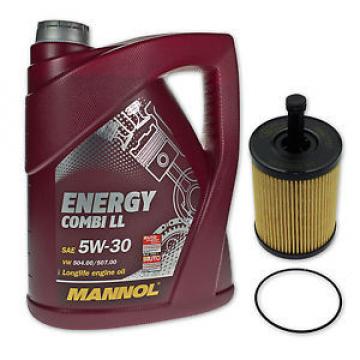 5 Liter MANNOL SAE 5W-30 Energy Combi LL Öl + Ölfilter SH 4771P von SCT Germany