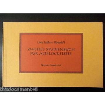 Zweites Studienbuch für Altblockflöte - Linde-Höffer - von Winterfeld