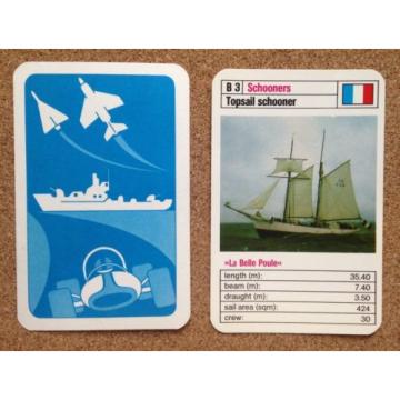 TOP TRUMPS Single Card SAILING SHIPS - Various