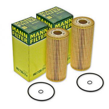 2x HU 726/2x Ölfilter/ Patronenfilter/ Filtereinsatz von MANN-FILTER HU726/2x
