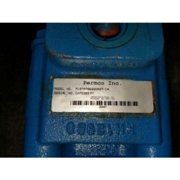 New Permco Hydraulic Gear Pump, Bushing Style Pump, M197A786QQA07-14