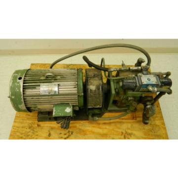 Hydraulic Power Pack w/ Lincoln Motor 20 HP 1750 RPM 220 3 HP w/ Vickers Valve
