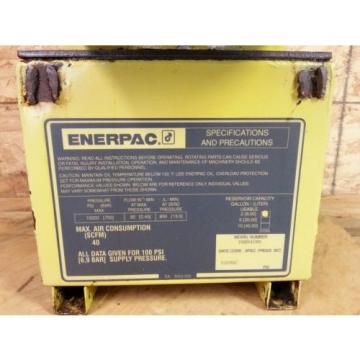 Enerpac Pneumatic Hydraulic Pump Model PAM9408N 10000 PSI
