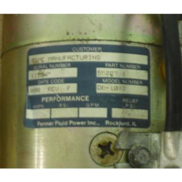 Time Manufacturing/ Fenner Hydraulic Pump P/N55007-1. 1787*AC 12 VDC