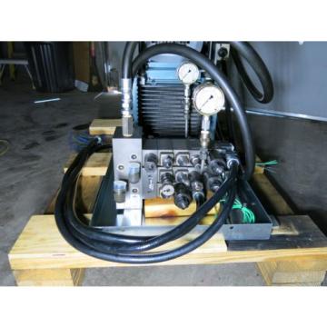 5 HP 10.5 GPM 2000 PSI Hydraulic Power Supply With Control Valves Sharp