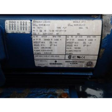 Hydradyne Hydraulic Pump Unit 3 Hp 50 Gallon PV6 Heat Exchanger 208-230/460V