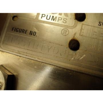ROPER PUMPS 01SS1PTYDJHLW Rotary Pump, Hydraulic Displacement
