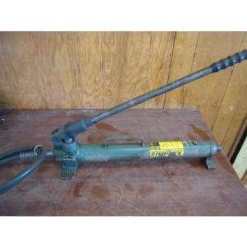 SIMPLEX P42 HYDRAULIC HAND PUMP With Hose 10,000PSI Free Shipping Used