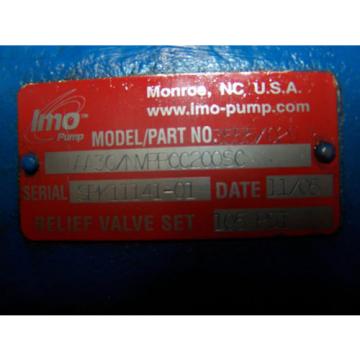NEW IMO 3&#034; SUCTION 2&#034; DISCHARGE HYDRAULIC  PUMP AA3G/NVPPCC200SC