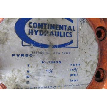 Continental Hydraulics PVR5042A15-RFD-P-518B5HL1 Hyd Pressure Comp. Vane Pump