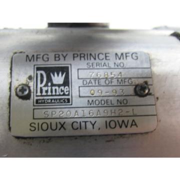 Prince SP20A16A9H2-L Hydraulic Gear Pump 4000RPM Max 5/7.5GPM W/5HP 3PH Motor