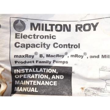 MILTON ROY mROY Metering Pump RA110724SRSESEM21N1