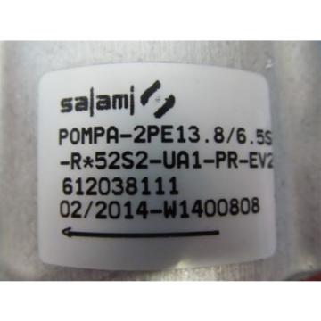 Salami 2 PE13.8/6.5S-R*52S2-UA1-PR-EV2, Hydraulic Tandem Gear Pump