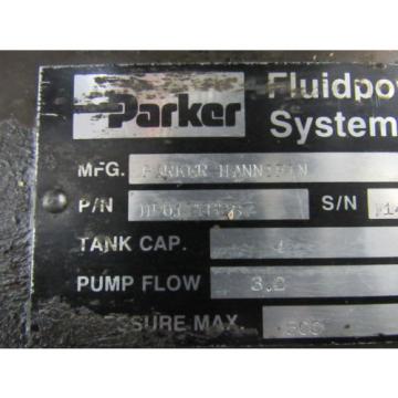 PARKER HPU17762B Hydraulic Pump Power Unit Complete 3.2GPM @500PSI