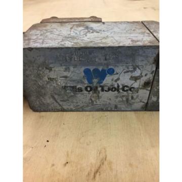 Willis Oil Tool Type M1 5000WP 1&#034; Inlet 1&#034; Outlet