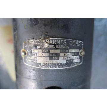 JOHN S BARNES GC-1468-A-11-C HYDRAULIC GEAR PUMP D559964