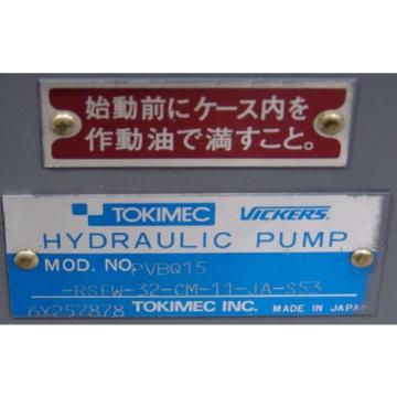 Hydraulic pump Tokimec Vickers PVBQ15 , PVB15 unused