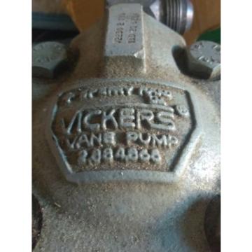 Vickers vane pump 2884865 v2230 2 11w  hydrologic oil fluid great condition