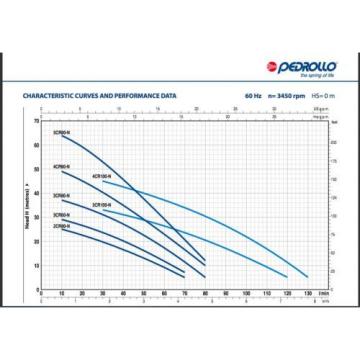 Pedrollo 1HP Multi-Stage Centrifugal Pump - 4CRm100-N -  HABLAMOS ESPANOL