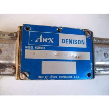 ABEX DENISON D1D24 35 203 08 06 10 04 HYDRAULIC VALVE - USED - FREE SHIPPING