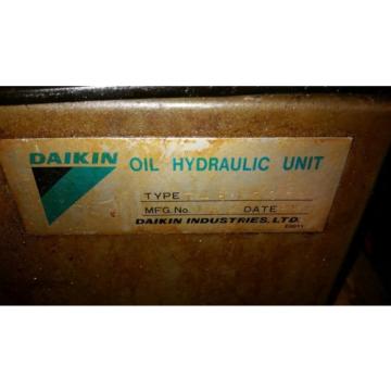 Daikin Hydraulic Power Unit T484111 Citizen F16