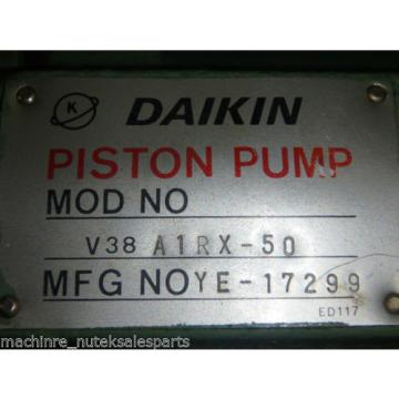 DAIKIN PISTON PUMP V38A1RX-50_V38A1RX50