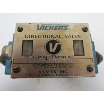 Vickers PA5-DG4S4LW-012N-B-60 Hydraulic Pilot Valve Directional 120V