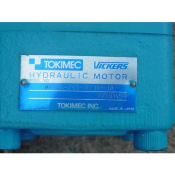 TOKIMEC VICKERS  HYDRAULIC MOTOR CR-06-2S3-DU-JA BLUE Origin