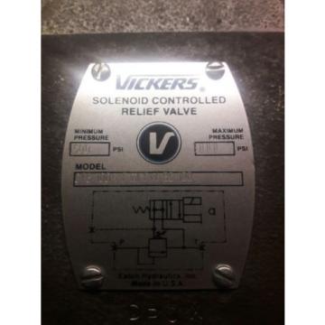 Vickers CT5100AFMFWB5100Solenoid Controlled Relief Vickers DG4V3SOBLMFWB560