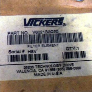 VICKERS 20Ã‚Âµm, 194LPM MAX, 086BAR, FILTER ELEMENT V6021B2C20 Origin