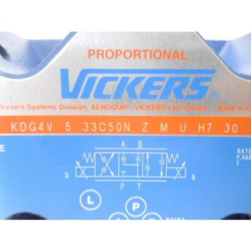 VICKERS KDG4V-5-33C50N-Z-M-U-H7-30 PROPORTIONAL VALVE Origin IN BOX