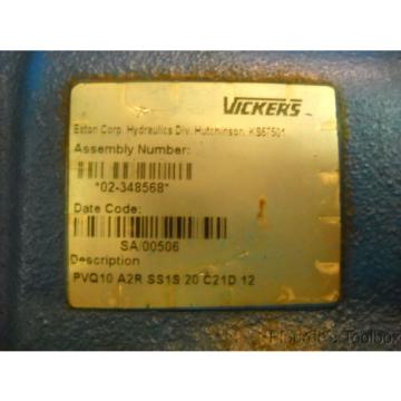 origin Vickers PVQ10 A2R SS1S 20 C21D 12 Inline Piston Pump 02-348568