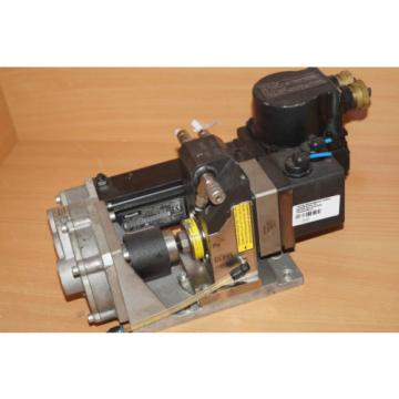 Rexroth Indramat MKE037B-144-GP0-BENN Permanent Magnet Motor + BEHR Dürr Valve