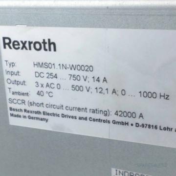 Rexroth Einzelachs-Wechselrichter HMS011N-W0020-A-07-NNNN GEB #K2
