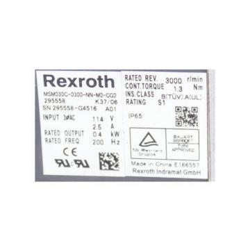 REXROTH MSM030C-0300-NN-M0-CG0 295558 SERVO MOTOR