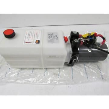 New DC-4393 Hydraulic 6 Quart Double Acting Pump 12V For Dump Trailer And More