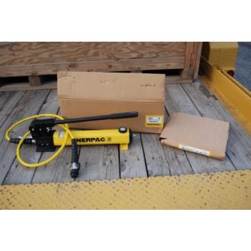 ENERPAC P-392 HYDRAULIC HAND PUMP 10,000PSI 2 SPEED  W/ 6&#039; HOSE &amp; COUPLER MINT!!