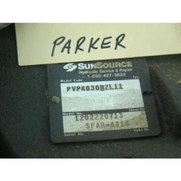 PARKER HYDRAULIC PUMP  .85&#034; SHAFT PVP4830B2L11