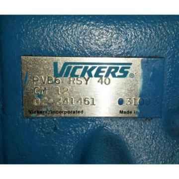 Vickers PVB6-RSY-40-CM-12 Hydraulic Variable Displacement Axial Piston Pump