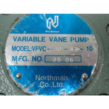 NORTHMAN VARIABLE VANE PUMP VPVC-F40-A3-10