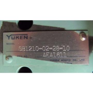 YUKEN A22-FL04E140-4212 17.5 MPa 22.2 CM³/REV HYDRAULIC PISTON PUMP