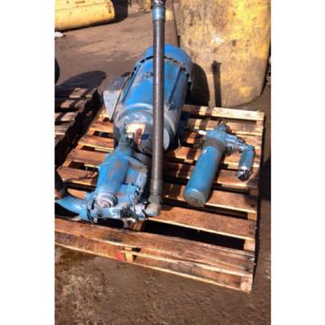USED 30HP HYDRAULIC PUMP / WITH RELIANCE ELECTRIC MOTOR -