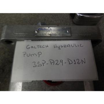 NEW GALTECH HYDRAULIC PUMP # 3SP-A29-D12N