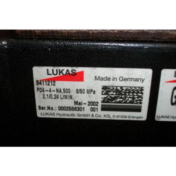Lukas Hydraulic Power Unit PO-4 D-91058