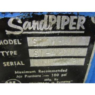 Sandpiper Double Diaphragm Pump  Model SB11/2-A Type SI-4-CI Rebuilt
