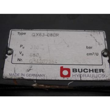 Bucher QX63-080R hydraulic pump OLD STOCK innenzahnradpumpe  /    Invoice